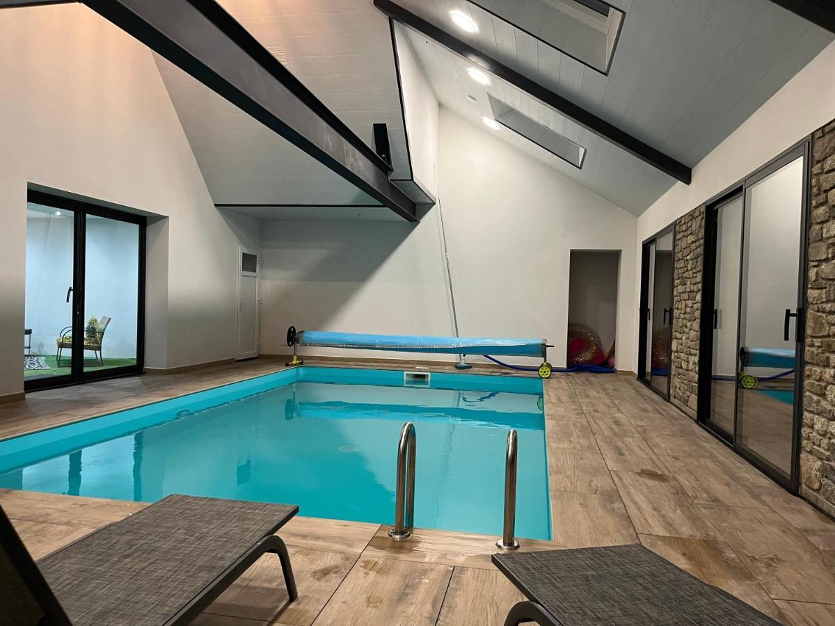 Gite Ti Coz Ex Ti Maen Piscine Interieure 12 Personnes Caden Eksteriør billede